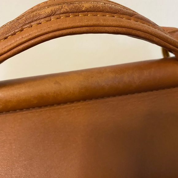 Vintage Coach Willis British Tan 9927 Shoulder Crossbody Bag - Picture 5 of 12